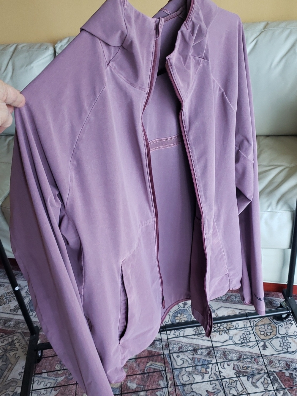 lululemon athletica Men's Lightweight Hooded Jacket in Lavender